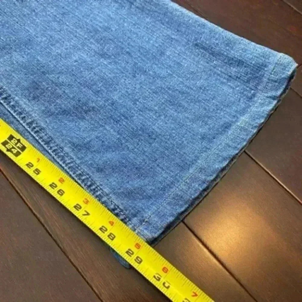Vintage Bluenotes Low Rise Baby Bootcut Jeans Y2K Mid Blue Denim Size 26 - Picture 13 of 16